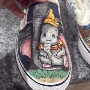 Custom Painted Dumbo women’s shoes